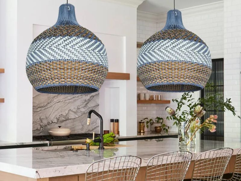 Sphere Rattan Pendant Light