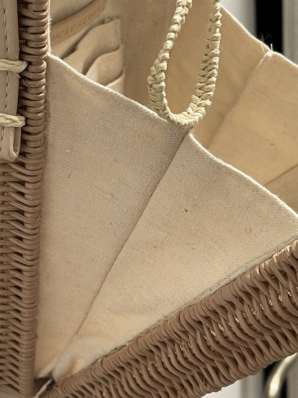 Lucky Brand Rattan Rectangle Cross Body Shoulder Bag Purse New Without Tags - Image 5