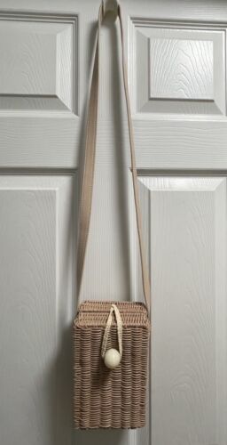 Lucky Brand Rattan Rectangle Cross Body Shoulder Bag Purse New Without Tags - Image 7