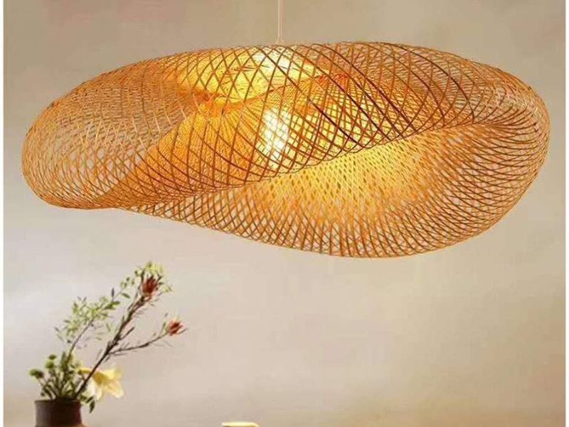 Nordic Wave Rattan Light