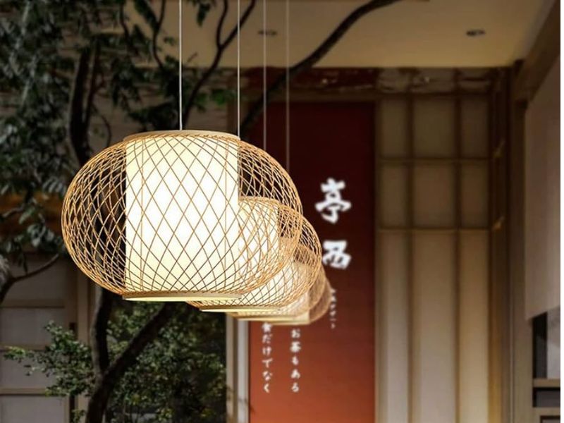 Drift Rattan Hanging Light