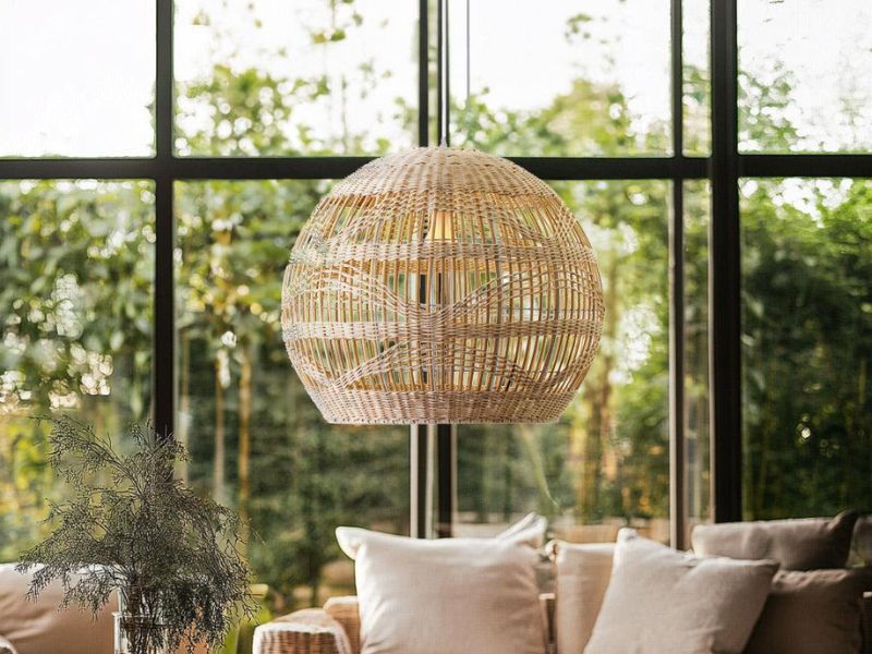 Coastal Rattan Pendant Light