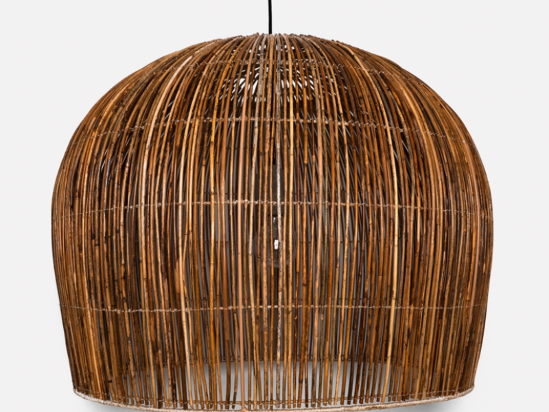 Rattan bell pendant lights bring a natural and artistic charm to a variety of settings