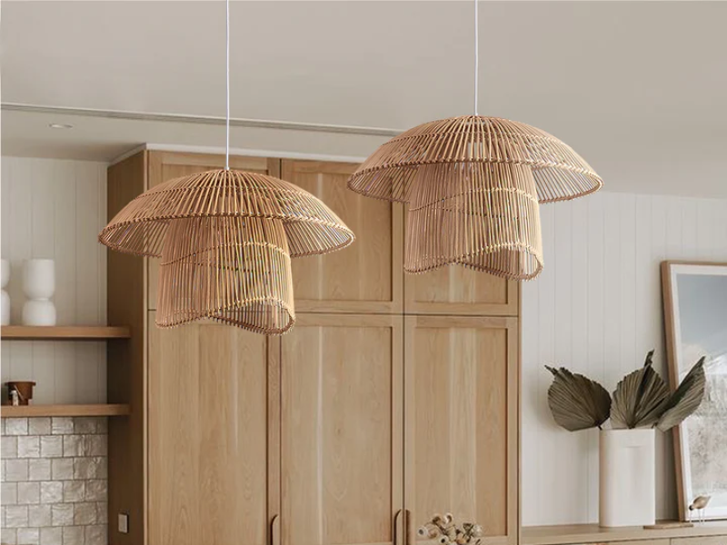 Rattan Inverted Pendant  has long been a material associated with natural beauty