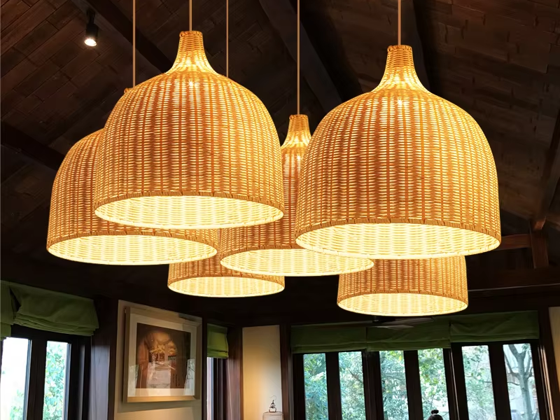  Van Tuong Global is large rattan pendant light manufacturers