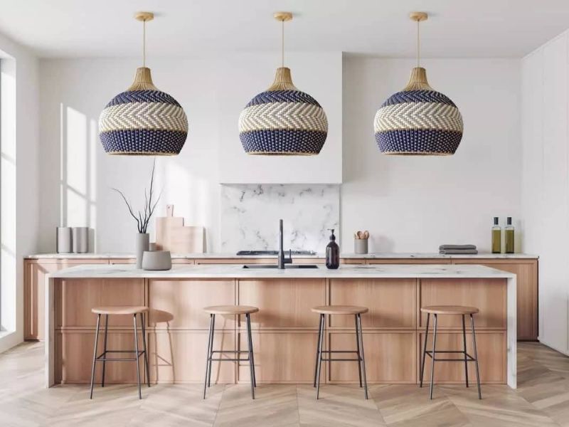 Ethereal Rattan Pendant Light