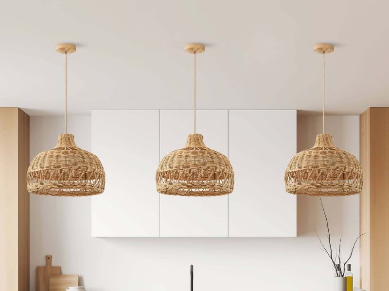 Bureau Rattan Pendant Light