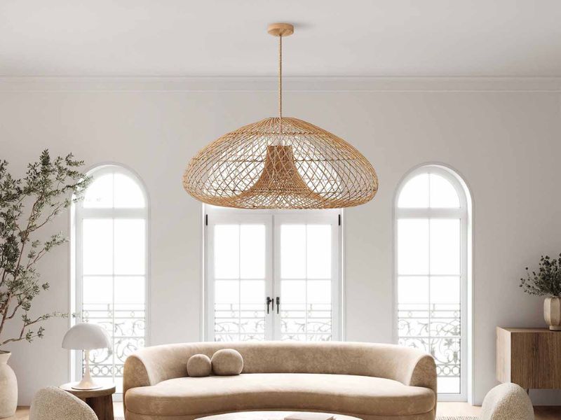 Abyssal Rattan Pendant Light