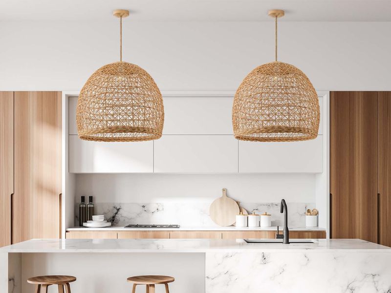 Lumiere Rattan Pendant Light