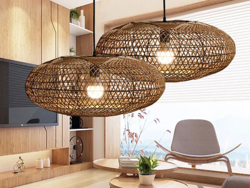 India has become a noteworthy player in rattan pendant light manufacturing, offering a balance of affordability and artistry