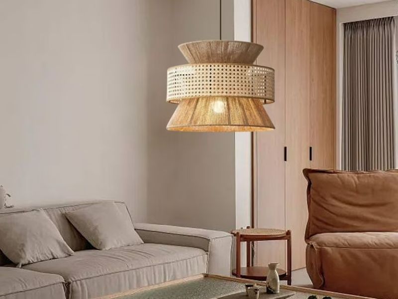 Rattan Rope Pendant Light