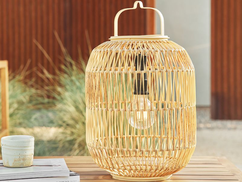 Rattan Lantern Pendant Light