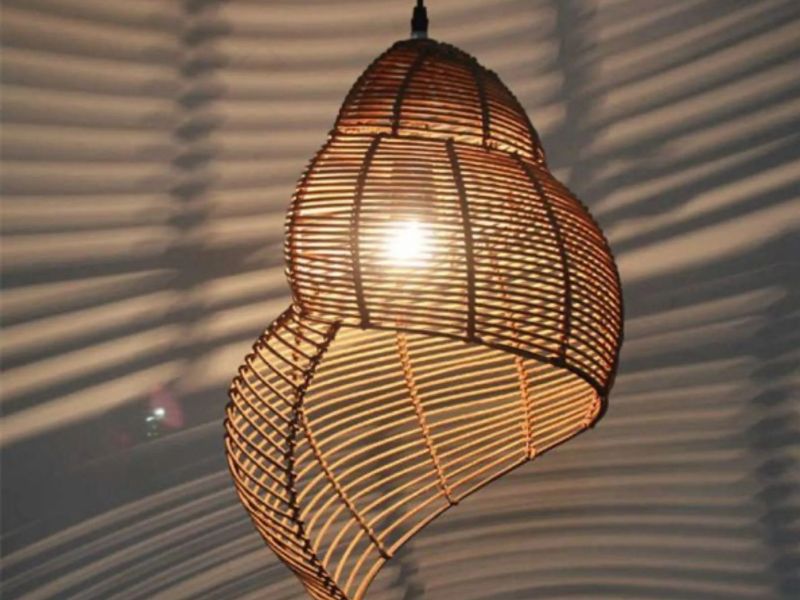 Cleaning rattan pendant light shades regularly helps maintain its beauty and increases its durability