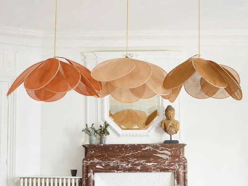 Eco-Chic Petal Pendant Light