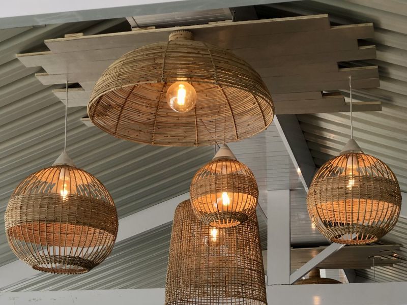 Customizable Rattan Pendant Light