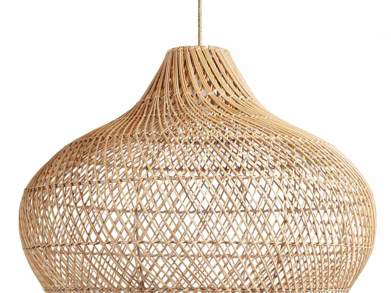 Rattan is the main material of rattan pendant lights