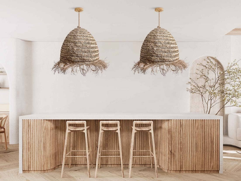 Rattan or Seagrass Pendant Lights