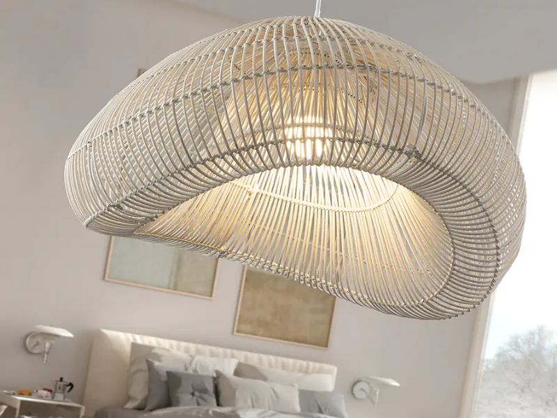 Oversized Rattan Light Pendant